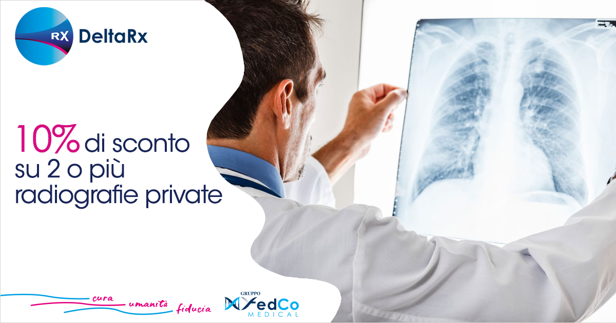 10 % di sconto su due o più radiografie private