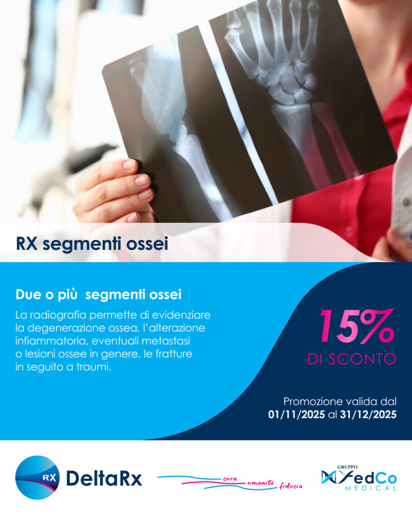Promo Radiografie con 2 o più segmenti ossei